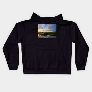 Narrowboat on the Oxford Canal Kids Hoodie